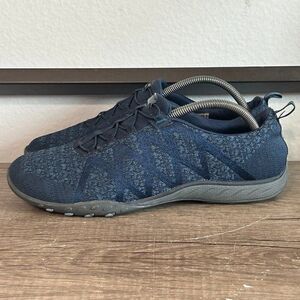 Skechers Relaxed Fit Breathe Easy Infi-Knity Women’s Shoes Size 11 Blue